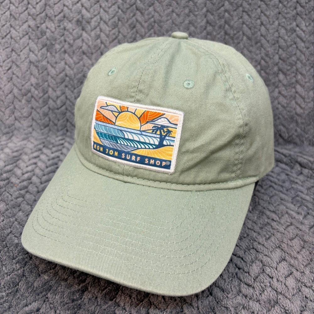 Ron Jon Surf Shop Sage Green Patch Dad Hat Adjustable Baseball Cap